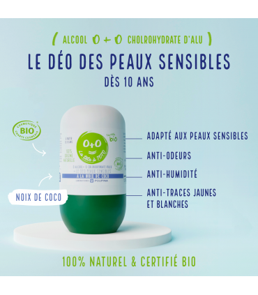 Le déo peaux sensibles certifié bio - Coco