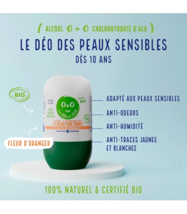 Le déo peaux sensibles certifié bio - Fleur d'Oranger